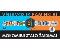 Dėlionė Chalk &amp; Chuckles, Learning Tube Mokomieji kortų žaidimai vaikams: Pasaulio vėliavos ir paminklai LT