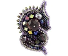 Charivna Mit Karoliukų siuvinėjimo rinkinys sagės „Drakonas“, Crystal Art