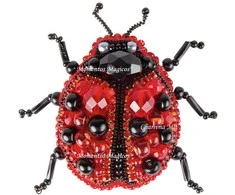 Charivna Mit Segės „Boružėlė“ siuvinėjimo karoliukais rinkinys Crystal Art