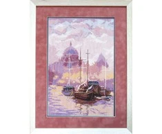 Charivna Mit Siuvinėjimo kryželiu rinkinys „Venecija“, Aida 14, 25 spalvų, 21×31,5 cm