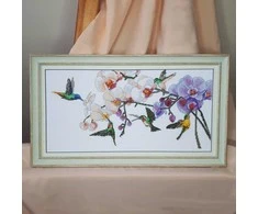 Charivna Mit Siuvinėjimo kryželiu rinkinys Tropikų kvapas, Aida 14, 31 sp., 40×20 cm