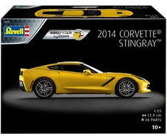 Chevrolet Corvette Stingray 2014 modelis be klijų Revell easy-click 1/25 07825
