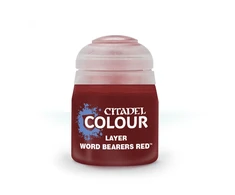 Citadel Colour Citadel Word Bearers Raudona sluoksnių akriliniai dažai 12 ml (22-91)