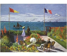 Claude Monet „Sodas prie Šv. Adresso“ dėlionė 1000 detalių, Eurographics