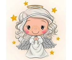 Hobilt Angel Deimantinio Paveikslo komplektas CS2557