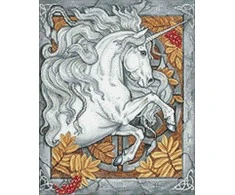 Hobilt Autumn Unicorn 40х50 Deimantinio Paveikslo komplektas Cs2677