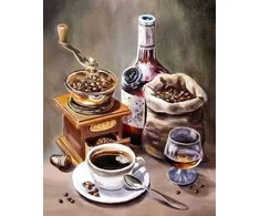 Hobilt Coffee Time Deimantinio Paveikslo komplektas CS2553