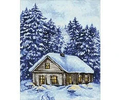 Hobilt Winter 40х50 Deimantinio Paveikslo komplektas Cs2581
