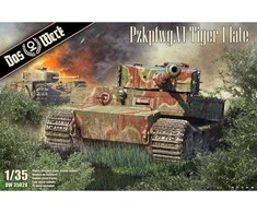 Das Werk Tiger I (PzKpfw VI) vėlyvas 1/35 plastikinis tanko modelis #35028