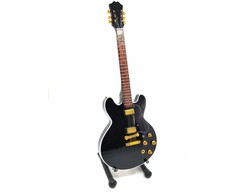 Indominiguitars B.B. King „Lucille“ mini gitara, rankų darbo mahagonis, 1:4, kolekcionieriams