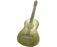 Mirtop Metalinė klasikinės gitaros figūrėlė – auksinė dovana gitaristui
