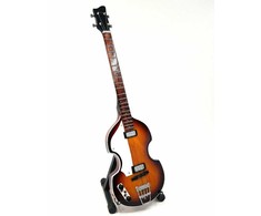 Indominiguitars Mini bosinė gitara – Paul McCartney, The Beatles stilius, kolekcinė, mahagonas
