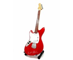 Indominiguitars Mini gitara – Kurt Cobain Nirvana, rankų darbo, mahagonas, 1:4, kolekcinė
