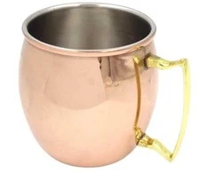 Venus Hotelware Pvt Stilinga vario spalvos nerūdijančio plieno Moscow Mule taurė, 0,5 l