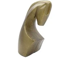 Deco Gifts Žirgo statulėlė "Dante" – elegantiška, žalvario spalvos, aliuminis