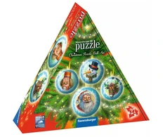 Dėlionė Ravensburger 3D dėlionių rinkinys „Kalėdiniai rutuliai“, nuo 6 m.