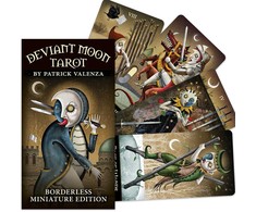 Us Games Systems Deviant Moon Taro kortos be rėmelių Mini – 78 kortos, mistiškos iliustracijos