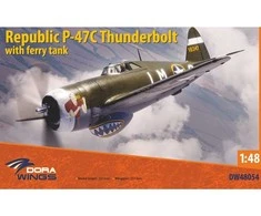 Dora Wings P-47C Thunderbolt su degalų baku 1/48 (48054)