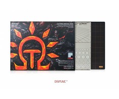 DSPIAE AT-CA2 A2 pjaustymo kilimėlis, 2 mm, dvipusis, su gradacija