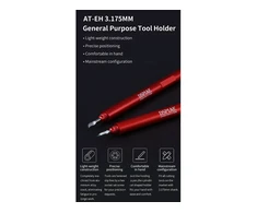DSPIAE AT-EH universalus aliuminio lydinio spaustukas, 3.175 mm kotelis