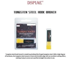 DSPIAE HC-03 volframo plieno kablinė gremžtuko geležtė 0,3 mm