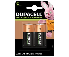 Duracell C įkraunamos baterijos 3000 mAh, 2 vnt. Ni-MH