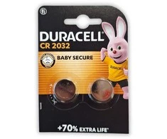 Duracell CR2032 3V ličio baterijos 2 vnt. – ilgai laikantiems prietaisams