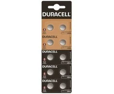 Duracell LR44 šarminės baterijos 10 vnt laikrodžiams ir žaislams