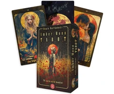 Dusserre Cartomancie Amber Moon Tarot kortos su instrukcijų knygele (78 kortos)