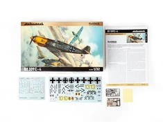 Eduard Messerschmitt Bf 109E-4 plastikinis lėktuvo modelis 1/32