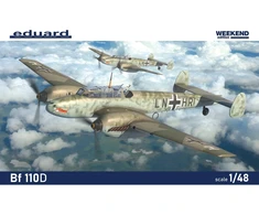 Eduard Messerschmitt Bf 110D plastikinis lėktuvo modelis 1/48 Weekend Edition