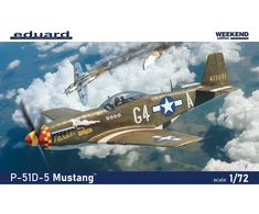 Eduard Plastikinis modelis North American P-51D-5 Mustang 1/72 Weekend Edition