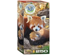 Ekologiška dėlionė „Raudonoji panda“ 250 detalių, 33x48 cm (Eurographics)