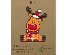 Embroidery Craft Siuvinėjimo rinkinys su karoliukais „Elnias“ – puiki dovana
