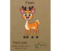 Embroidery Craft Siuvinėjimo rinkinys su karoliukais „Stirniukas“ – kūrybai ir dovanai
