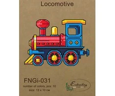 Embroidery Craft Karoliukų siuvinėjimo rinkinys „Lokomotyvas“ – kūrybai ir dovanai