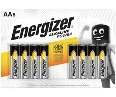 Energizer Alkaline Power AA šarminės baterijos, 8 vnt.