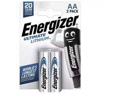 Energizer Ultimate AA ličio baterijos 1.5V, rinkinys 2 vnt.