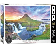 Eurographics 1000 detalių dėlionė „Kirkjufell kalnas, Islandija“ 49×67 cm