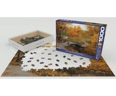Eurographics 1000 detalių dėlionė „Ruduo sename parke“ 67×49 cm – suaugusiems ir šeimai