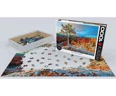 Eurographics 1000 detalių dėlionė „Saulėtekis žiemą“ – 67×49 cm, suaugusiems ir paaugliams