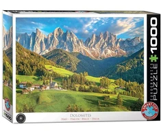 Eurographics Alpių Dolomitų dėlionė 1000 detalių – premium kokybė, Smart-Cut™