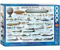 Eurographics Dėlionė 1000 vnt. - Aviacijos istorija