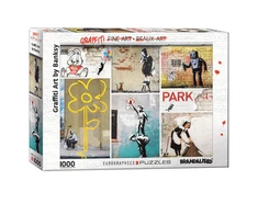 Eurographics Banksy gatvės meno dėlionė 1000 detalių – premium kokybė 12+
