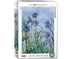 Eurographics Claude Monet „Irisai“ dėlionė 1000 detalių – muziejinė kokybė