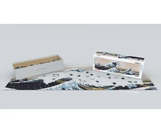 Eurographics Hokusai „Didžioji Kanagavos banga“ panoraminė dėlionė 1000 dalių