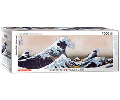 Eurographics Hokusai „Didžioji Kanagavos banga“ panoraminė dėlionė 1000 dalių
