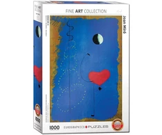 Eurographics Joan Miró „Balerina“ 1000 detalių dėlionė, 50x70 cm, iš perdirbto popieriaus