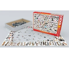 Eurographics Kačiukai dėlionė 1000 detalių 50x70 cm suaugusiems