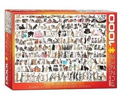Eurographics Kačiukai dėlionė 1000 detalių 50x70 cm suaugusiems
